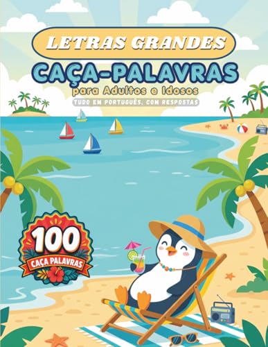 Caca Palavras em Portugues para Adultos e Idosos cover