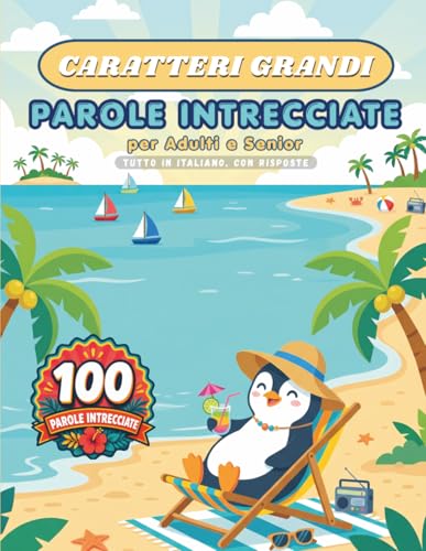 Parole Intrecciate in Italiano per Adulti e Senior cover