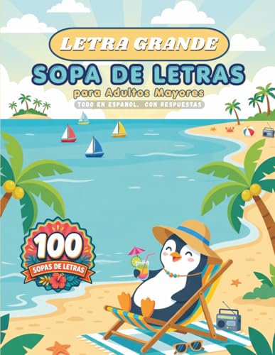 Sopa de Letras en Espanol para Adultos Mayores cover
