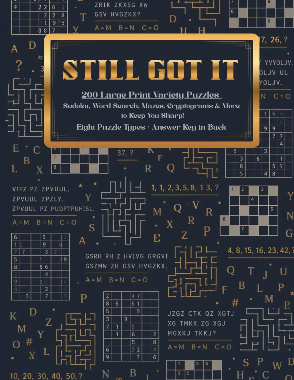 Still Got It large print variety puzzle book cover