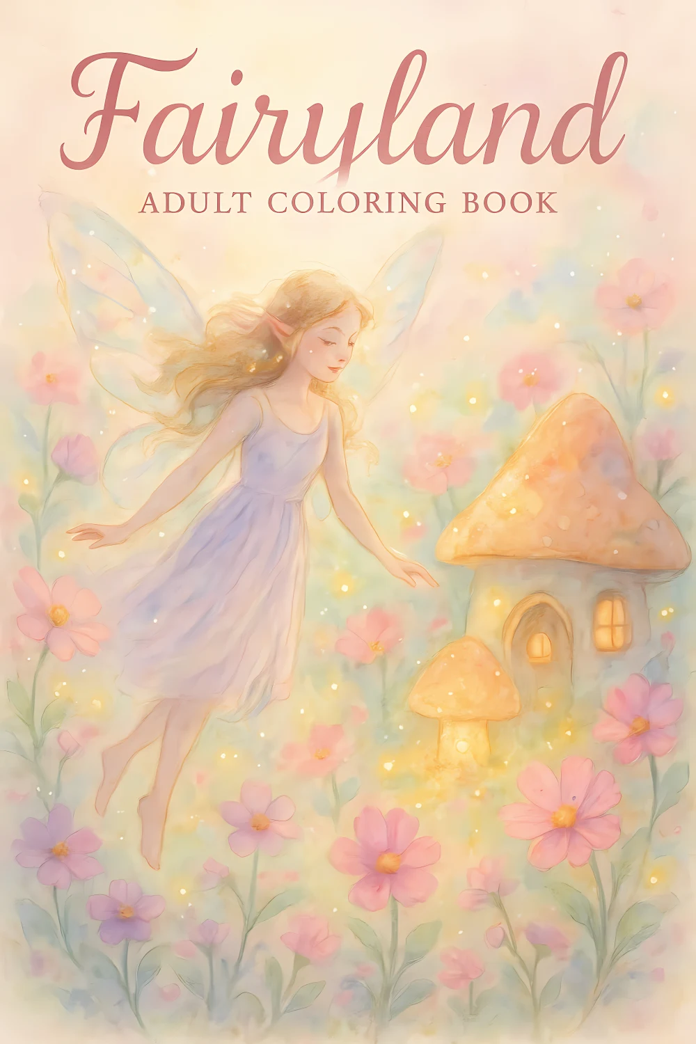 Cover of Fairyland Coloring Book for Adults