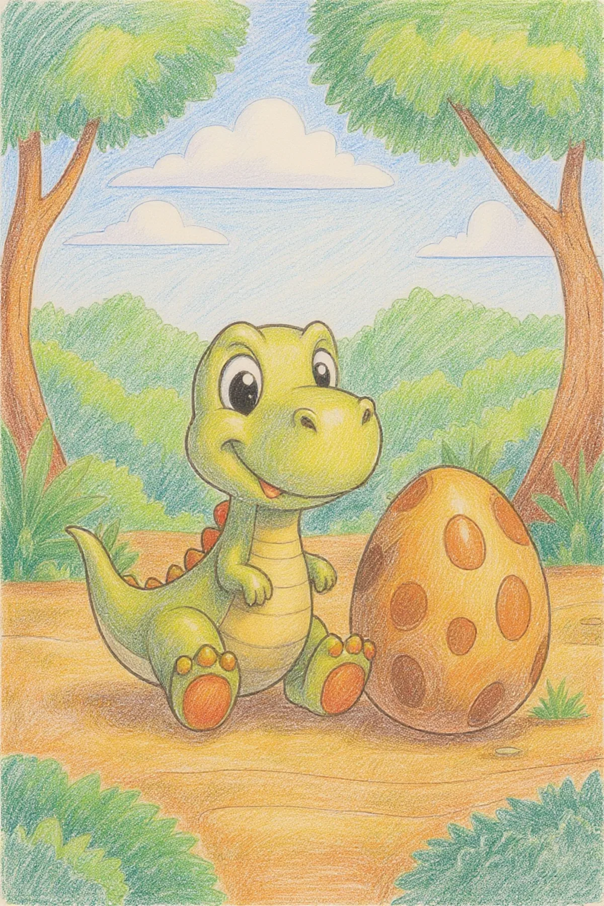 Dinosaur Coloring Pages for Kids cover