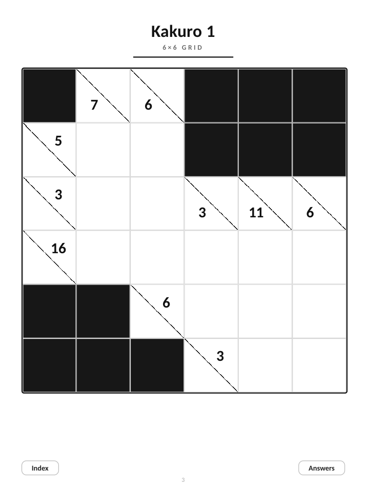 Kakuro for reMarkable, 10 Puzzles cover