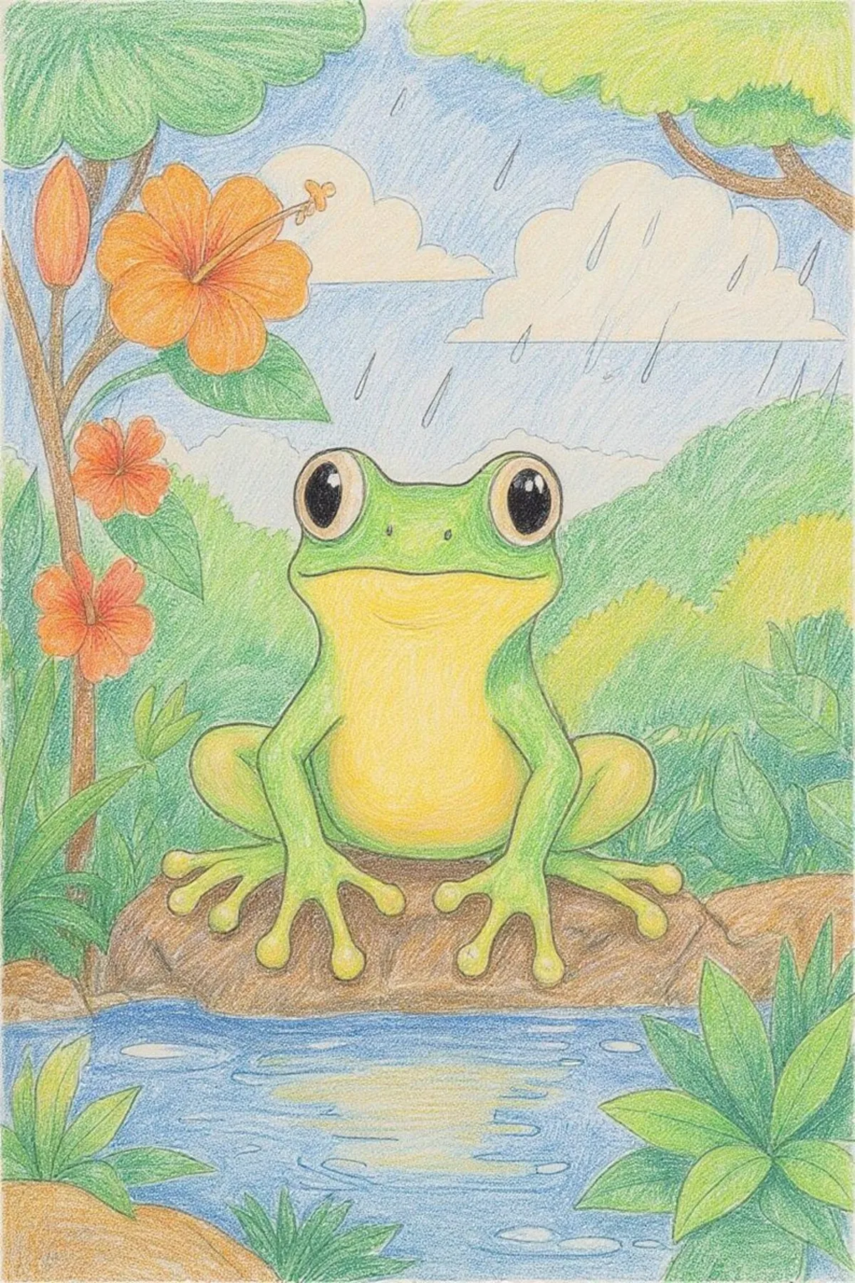 Jungle Animal Coloring Pages for Kids cover